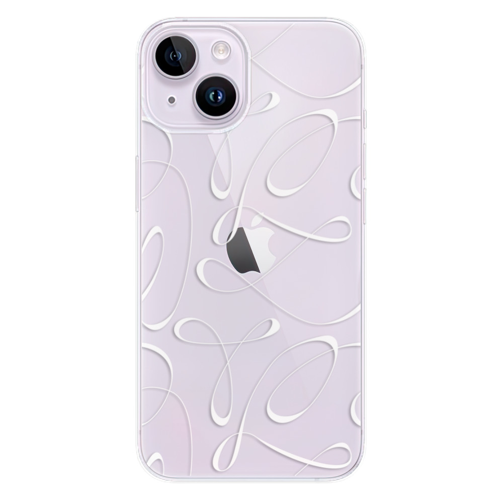 Odolné silikonové pouzdro iSaprio - Fancy - white - iPhone 14