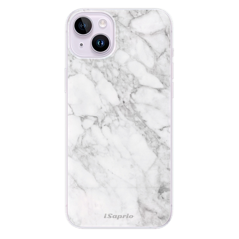 Odolné silikonové pouzdro iSaprio - SilverMarble 14 - iPhone 14 Plus