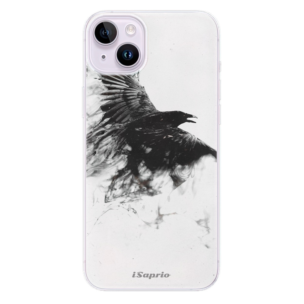 Odolné silikonové pouzdro iSaprio - Dark Bird 01 - iPhone 14 Plus