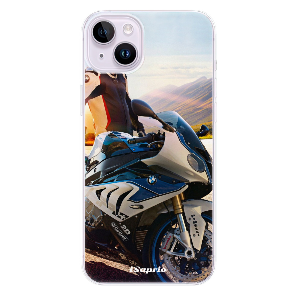 Odolné silikonové pouzdro iSaprio - Motorcycle 10 - iPhone 14 Plus