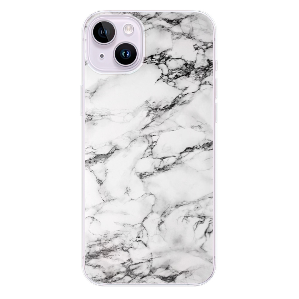 Odolné silikonové pouzdro iSaprio - White Marble 01 - iPhone 14 Plus