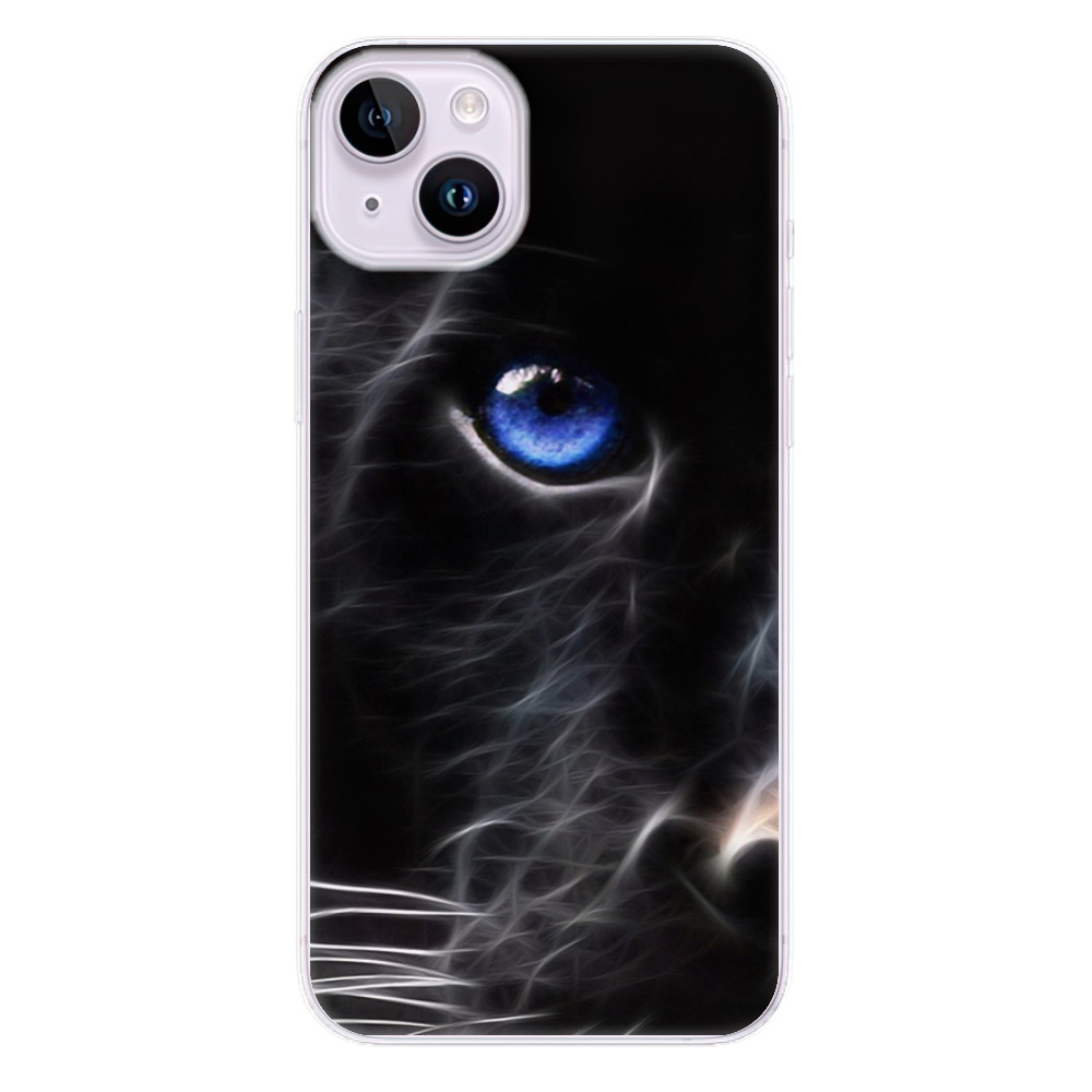 Odolné silikonové pouzdro iSaprio - Black Puma - iPhone 14 Plus