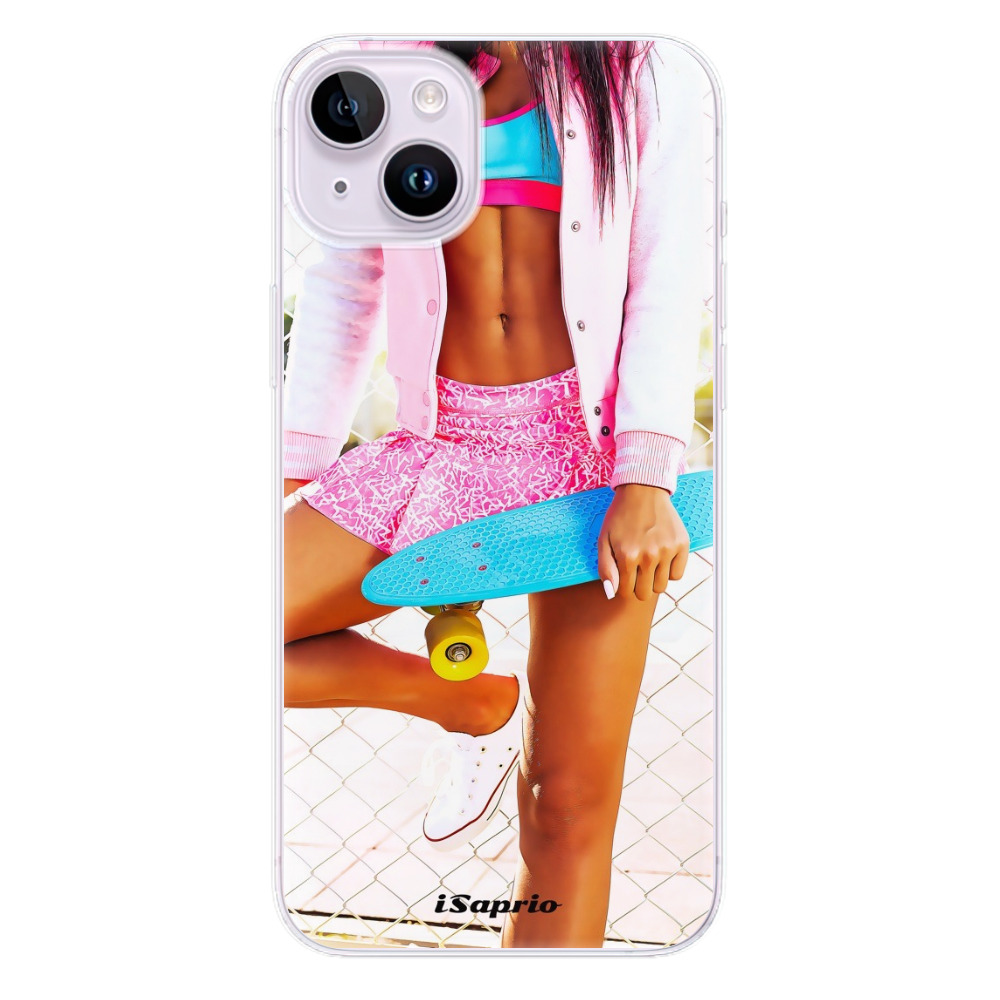 Odolné silikonové pouzdro iSaprio - Skate girl 01 - iPhone 14 Plus