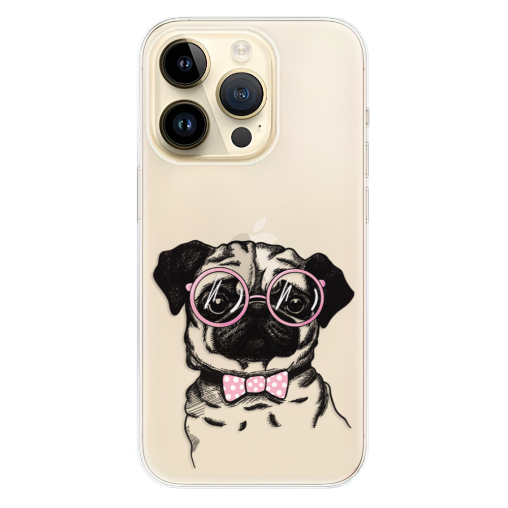 Odolné silikonové pouzdro iSaprio - The Pug - iPhone 14 Pro