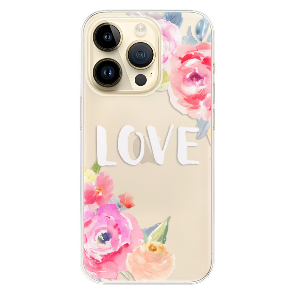 Odolné silikonové pouzdro iSaprio - Love - iPhone 14 Pro