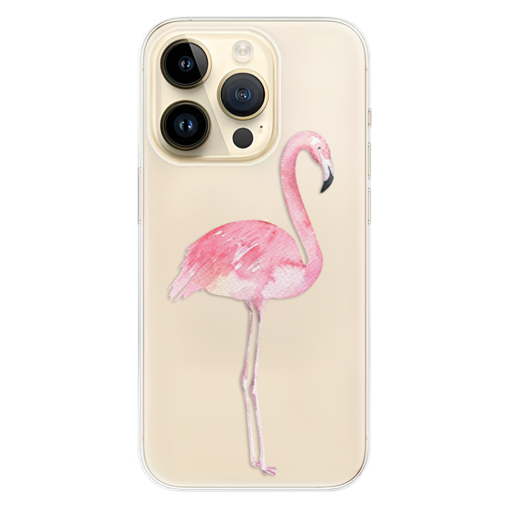 Odolné silikonové pouzdro iSaprio - Flamingo 01 - iPhone 14 Pro