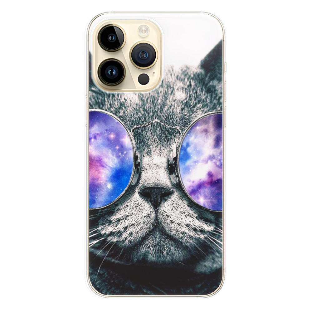 Odolné silikonové pouzdro iSaprio - Galaxy Cat - iPhone 14 Pro Max
