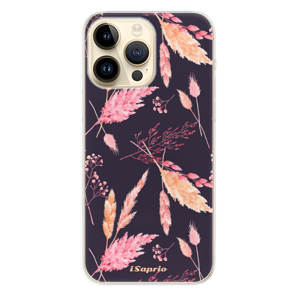 Odolné silikonové pouzdro iSaprio - Herbal Pattern - iPhone 14 Pro Max
