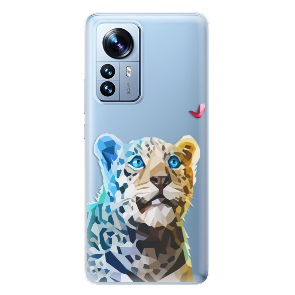 Odolné silikonové pouzdro iSaprio - Leopard With Butterfly - Xiaomi 12 Pro