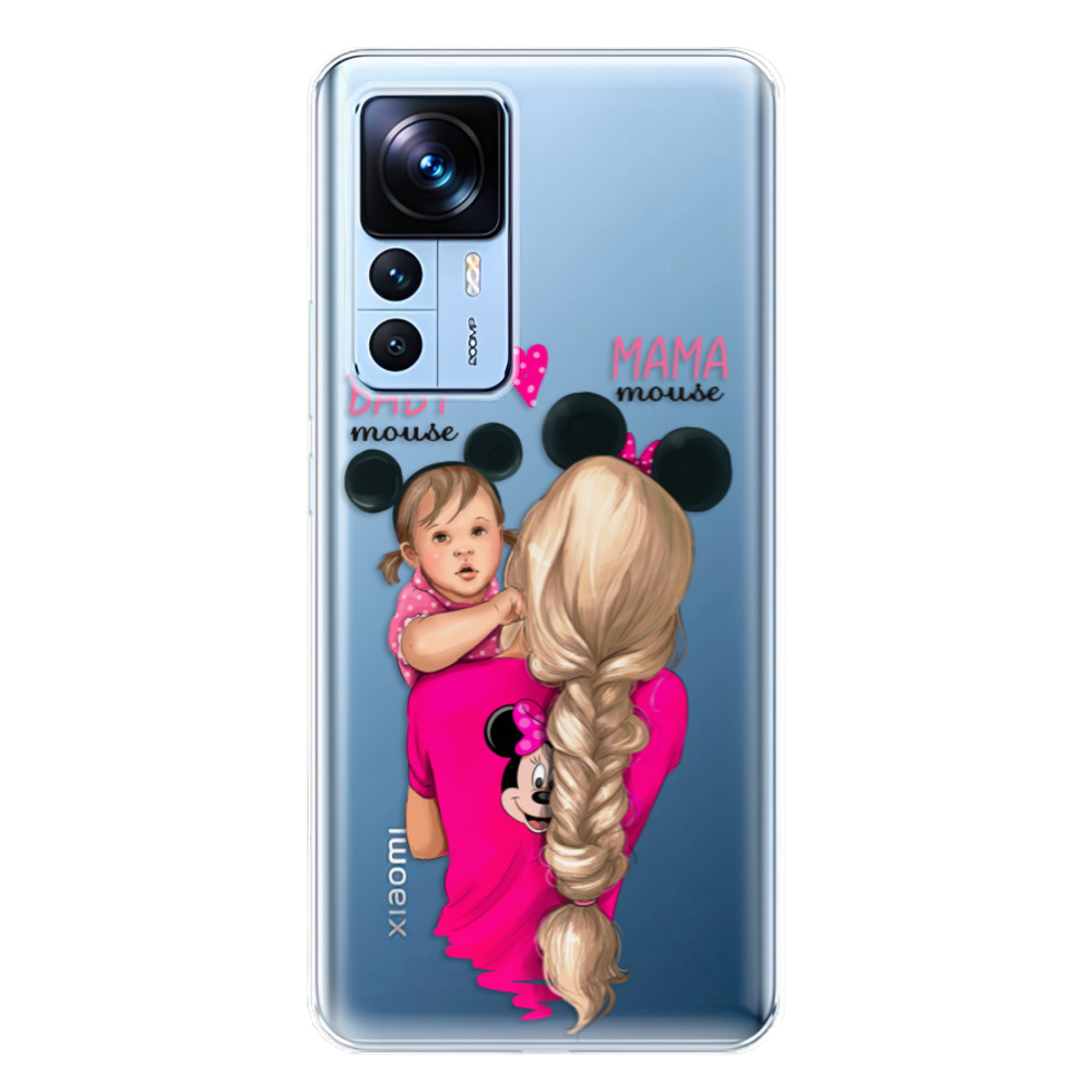 Odolné silikonové pouzdro iSaprio - Mama Mouse Blond and Girl - Xiaomi 12T / 12T Pro