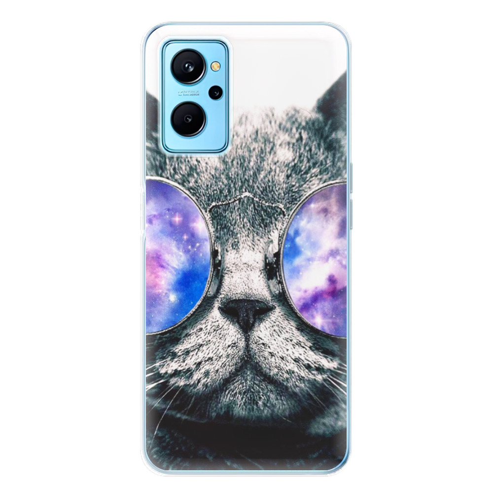 Odolné silikonové pouzdro iSaprio - Galaxy Cat - Realme 9i