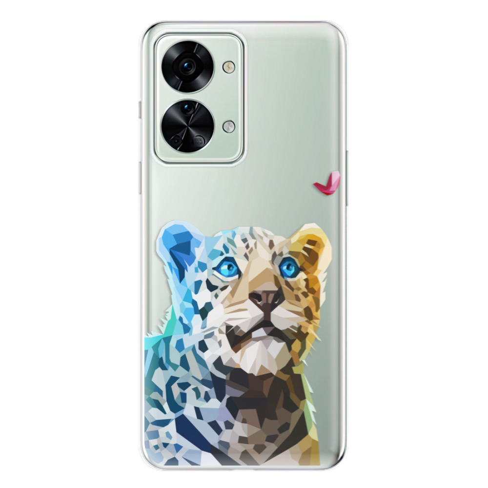 Odolné silikonové pouzdro iSaprio - Leopard With Butterfly - OnePlus Nord 2T 5G