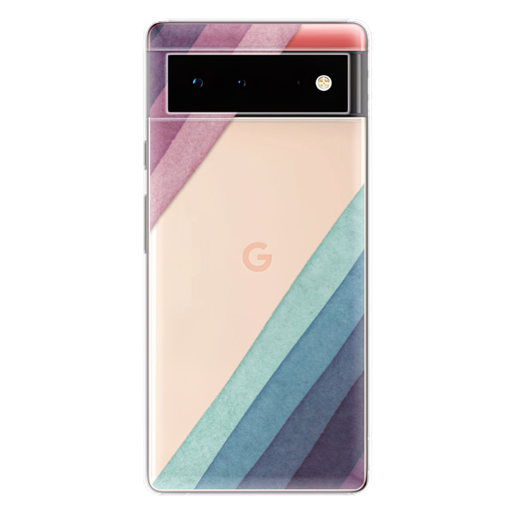 Odolné silikonové pouzdro iSaprio - Glitter Stripes 01 - Google Pixel 6 5G