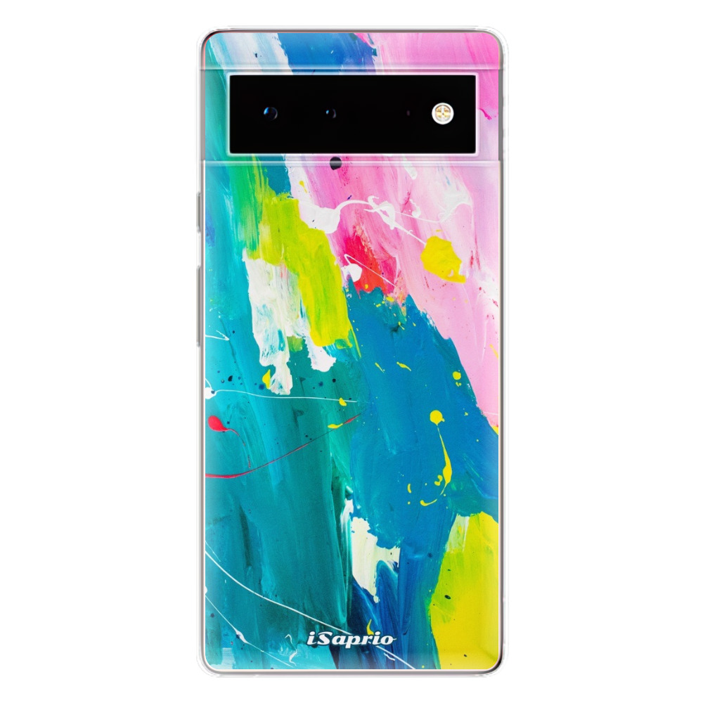 Odolné silikonové pouzdro iSaprio - Abstract Paint 04 - Google Pixel 6 5G