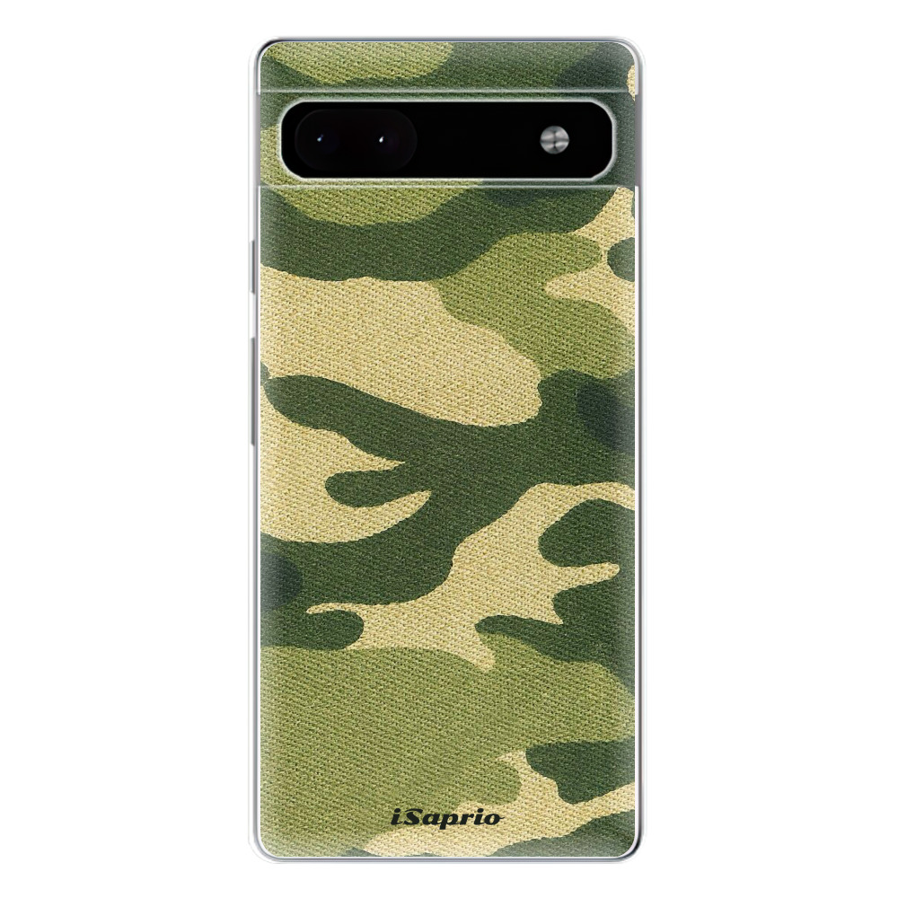 Odolné silikonové pouzdro iSaprio - Green Camuflage 01 - Google Pixel 6a 5G