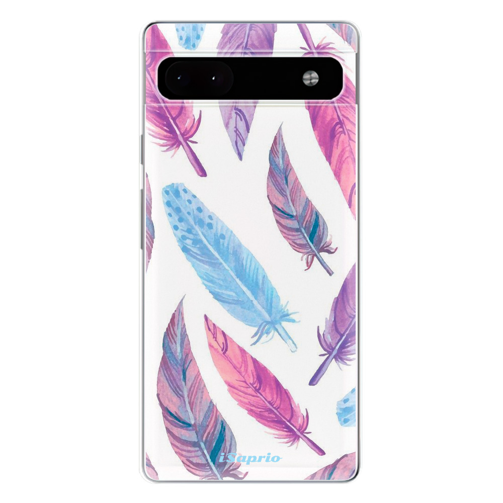 Odolné silikonové pouzdro iSaprio - Feather Pattern 10 - Google Pixel 6a 5G