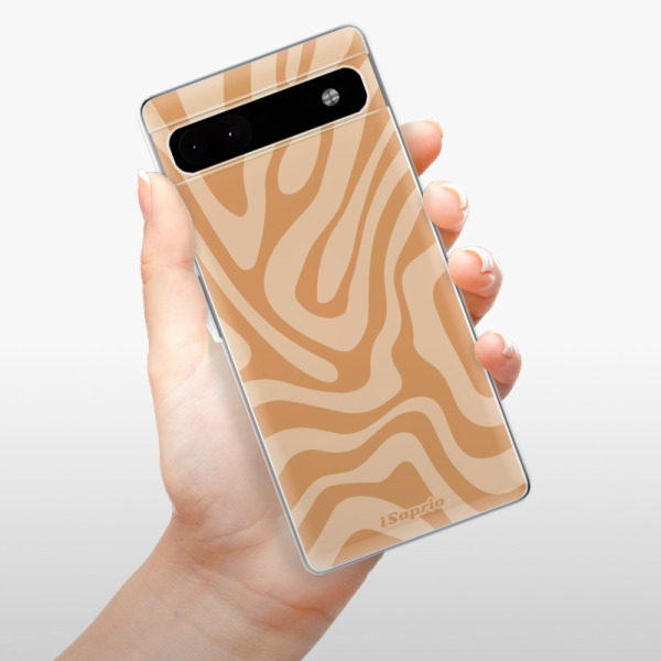 Odolné silikonové pouzdro iSaprio - Zebra Orange - Google Pixel 6a 5G