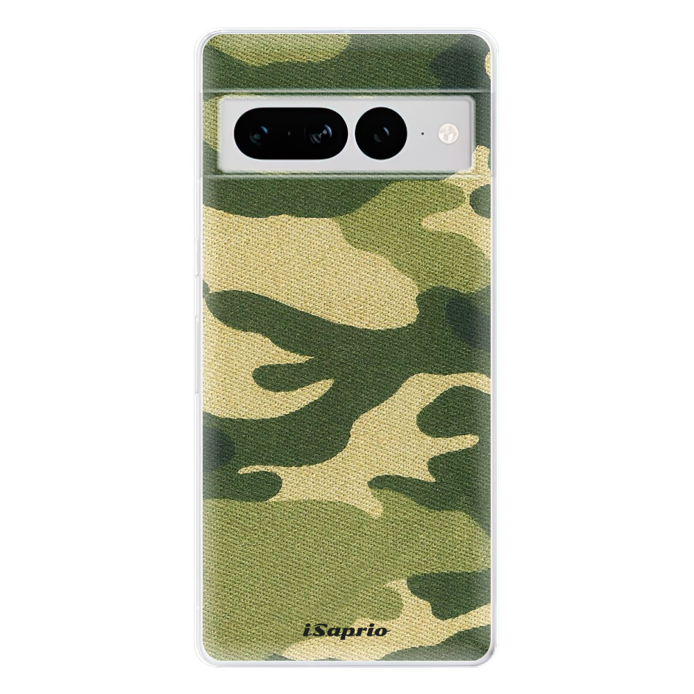 Odolné silikonové pouzdro iSaprio - Green Camuflage 01 - Google Pixel 7 Pro 5G