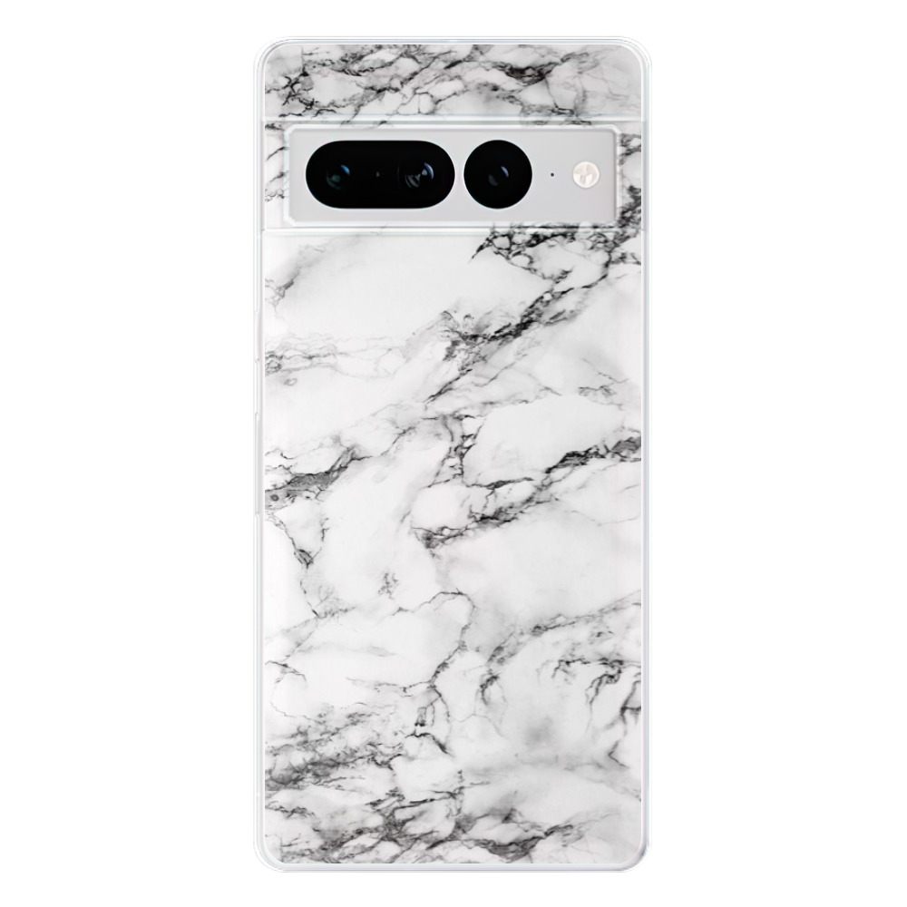 Odolné silikonové pouzdro iSaprio - White Marble 01 - Google Pixel 7 Pro 5G