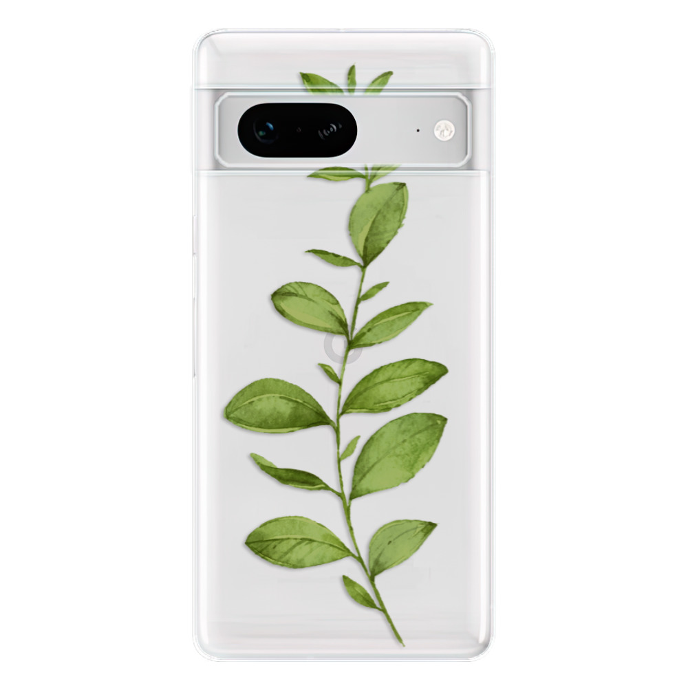 Odolné silikonové pouzdro iSaprio - Green Plant 01 - Google Pixel 7 5G