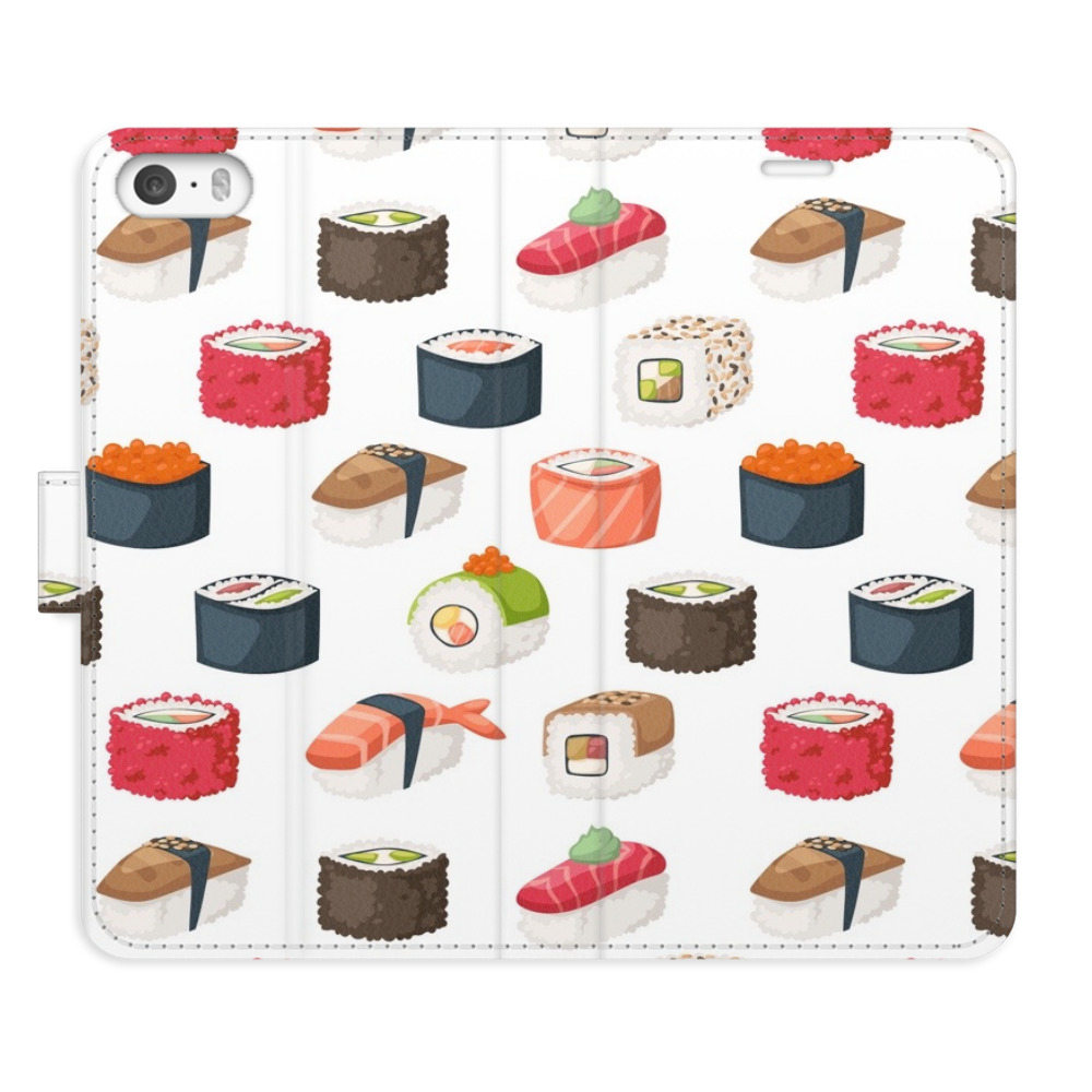 Flipové pouzdro iSaprio - Sushi Pattern 02 - iPhone 5/5S/SE