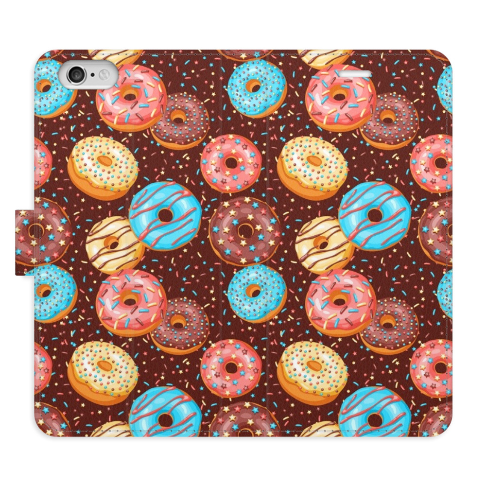 Flipové pouzdro iSaprio - Donuts Pattern - iPhone 6/6S