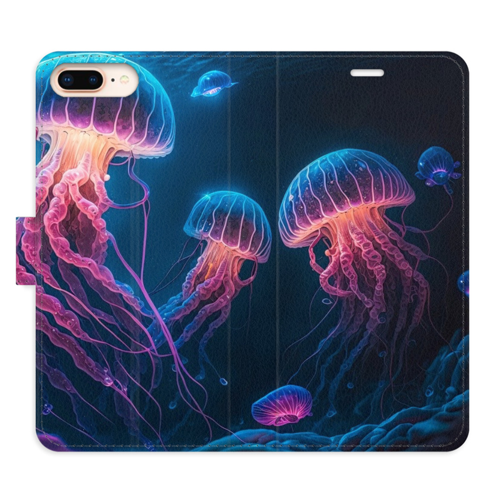 Flipové pouzdro iSaprio - Jellyfish - iPhone 7 Plus