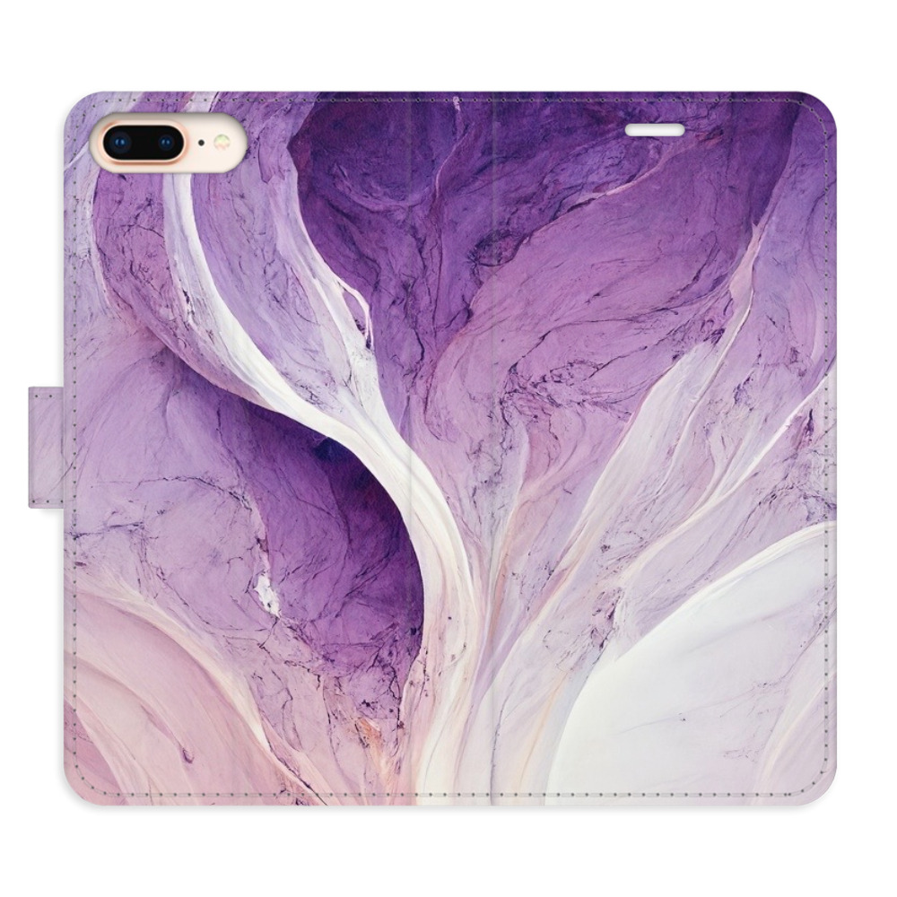 Flipové pouzdro iSaprio - Purple Paint - iPhone 7 Plus