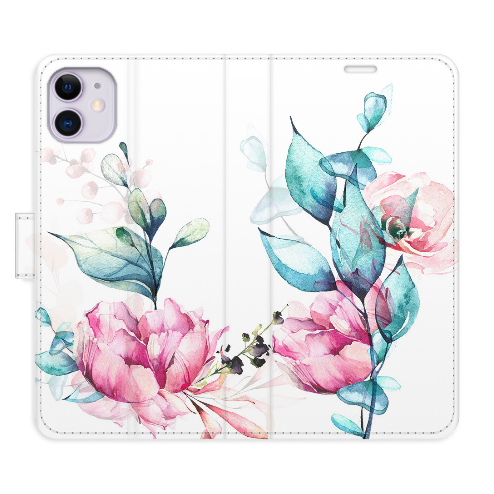 Flipové pouzdro iSaprio - Beautiful Flower - iPhone 11