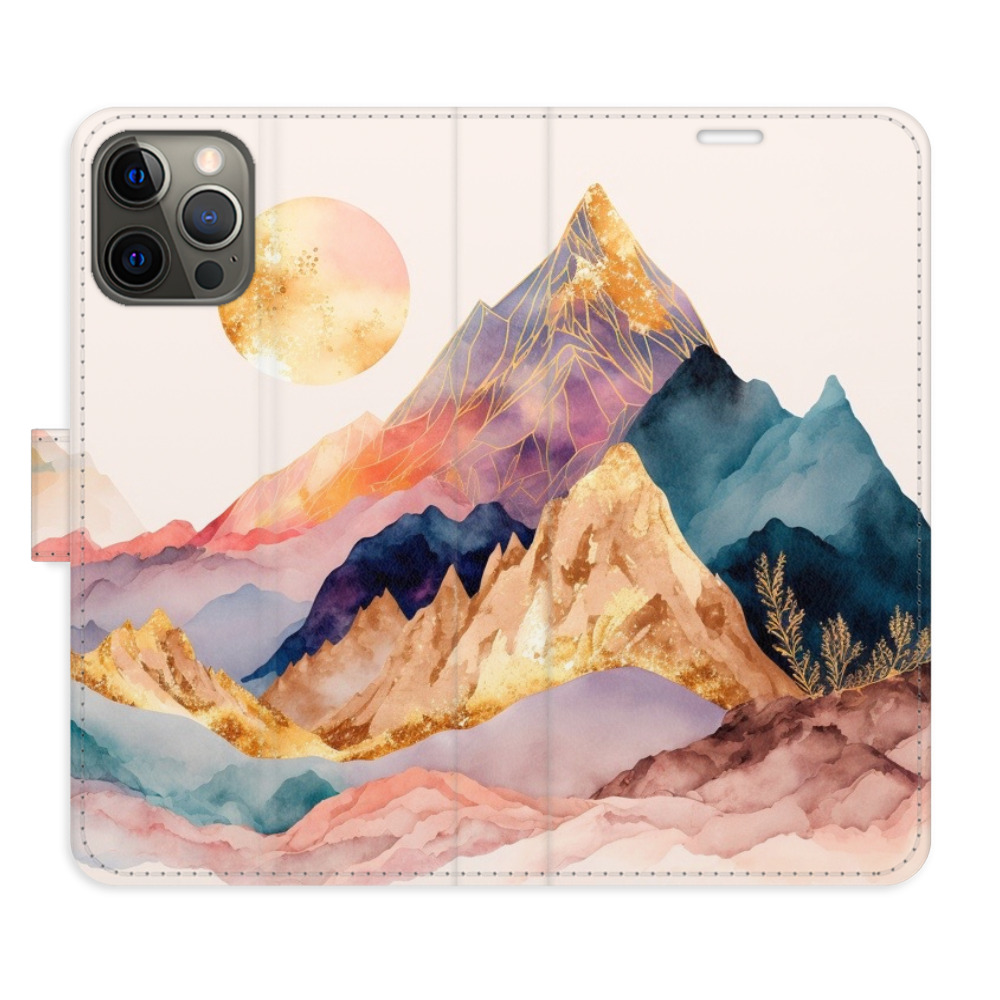 Flipové pouzdro iSaprio - Beautiful Mountains - iPhone 12/12 Pro