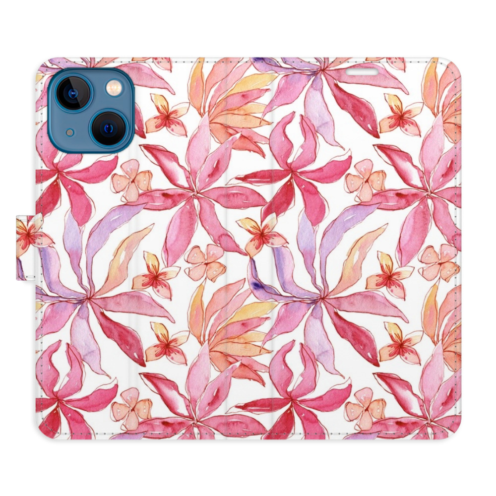 Flipové pouzdro iSaprio - Flower Pattern 10 - iPhone 13 mini