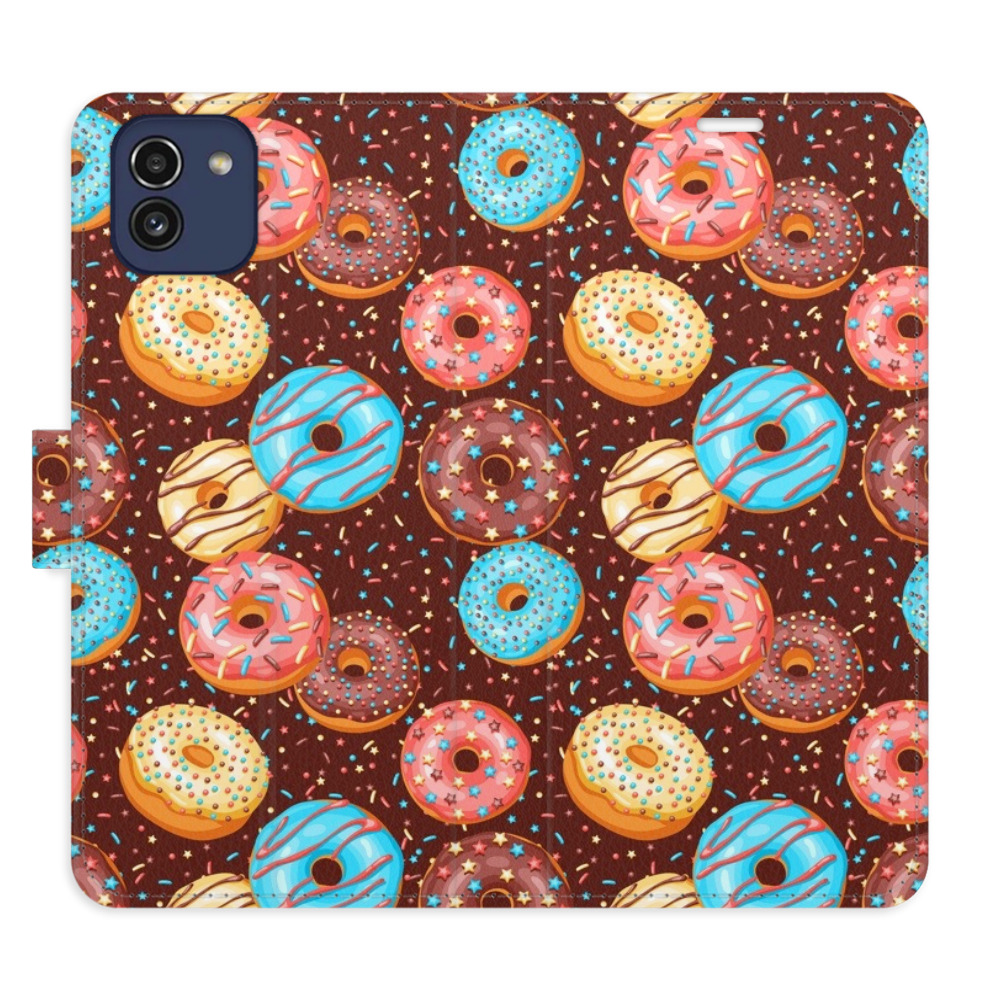 Flipové pouzdro iSaprio - Donuts Pattern - Samsung Galaxy A03
