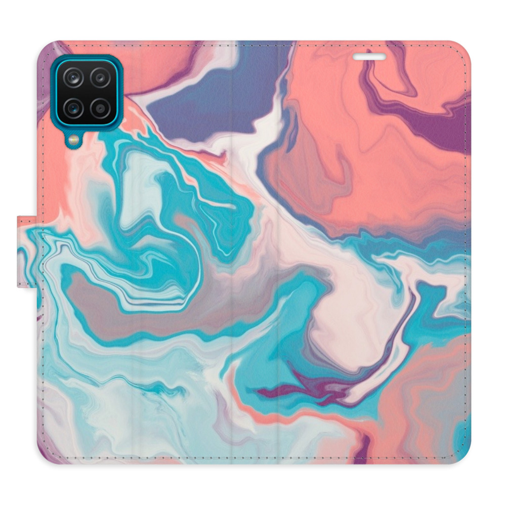 Flipové pouzdro iSaprio - Abstract Paint 06 - Samsung Galaxy A12