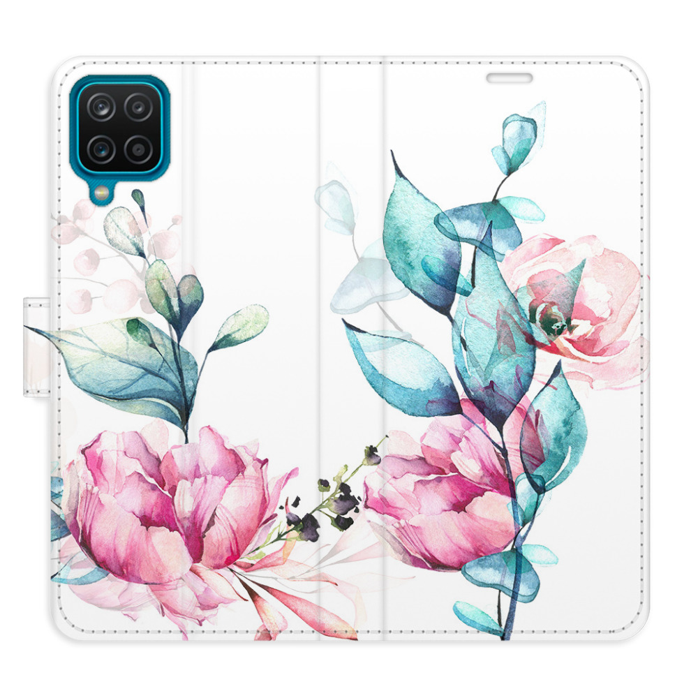 Flipové pouzdro iSaprio - Beautiful Flower - Samsung Galaxy A12