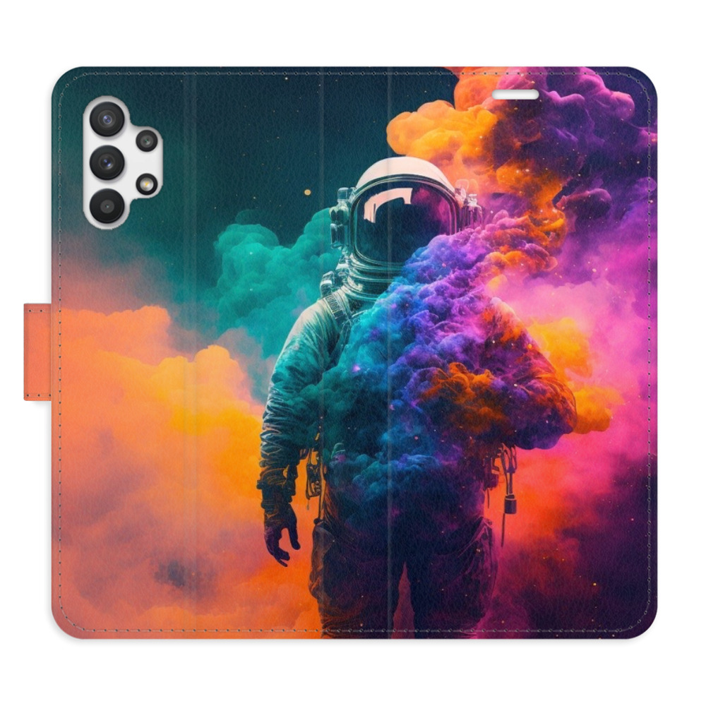 Flipové pouzdro iSaprio - Astronaut in Colours 02 - Samsung Galaxy A32