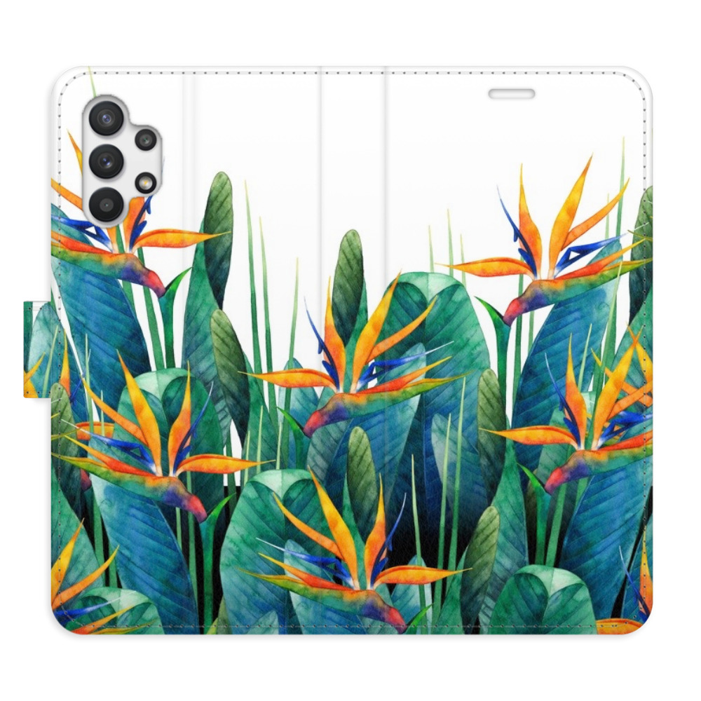 Flipové pouzdro iSaprio - Exotic Flowers 02 - Samsung Galaxy A32