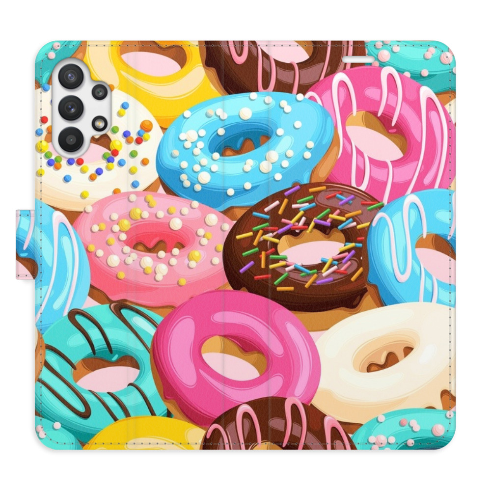 Flipové pouzdro iSaprio - Donuts Pattern 02 - Samsung Galaxy A32 5G