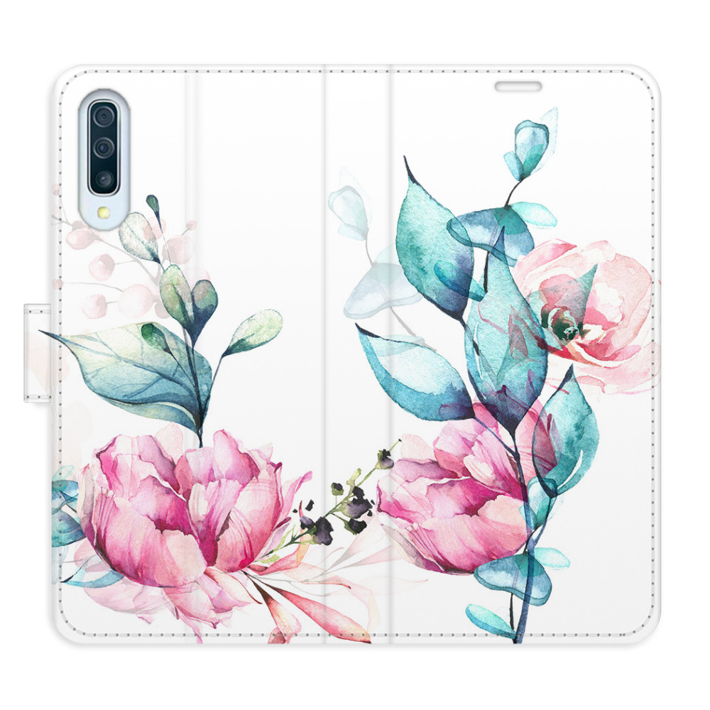 Flipové pouzdro iSaprio - Beautiful Flower - Samsung Galaxy A50