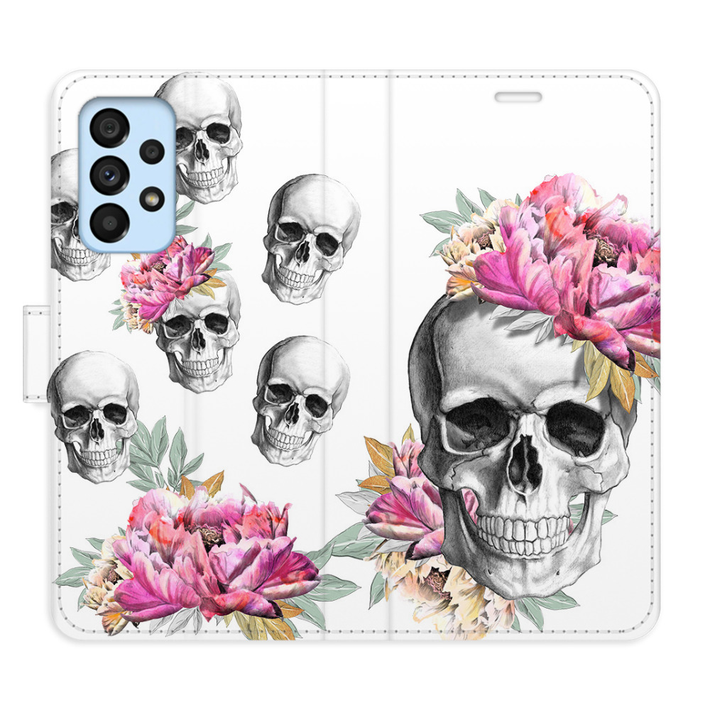 Flipové pouzdro iSaprio - Crazy Skull - Samsung Galaxy A53 5G