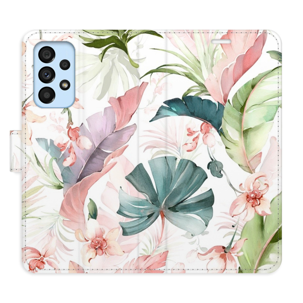 Flipové pouzdro iSaprio - Flower Pattern 07 - Samsung Galaxy A53 5G