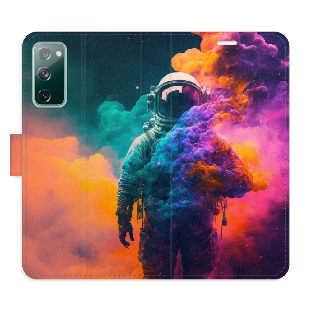 Flipové pouzdro iSaprio - Astronaut in Colours 02 - Samsung Galaxy S20 FE