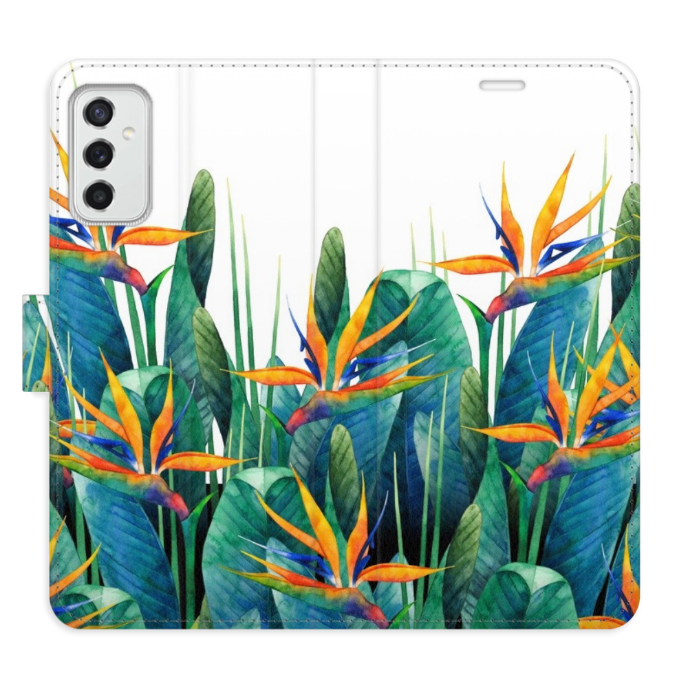 Flipové pouzdro iSaprio - Exotic Flowers 02 - Samsung Galaxy M52 5G