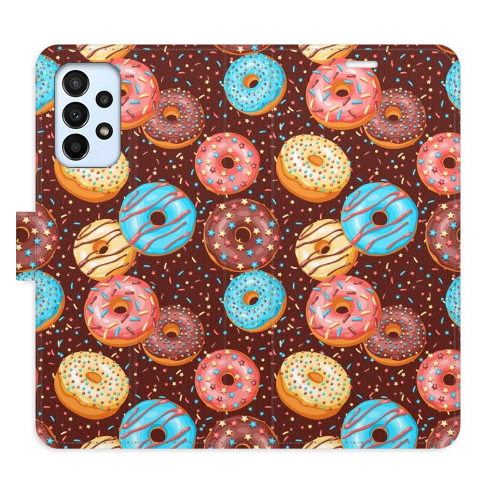 Flipové pouzdro iSaprio - Donuts Pattern - Samsung Galaxy A23 / A23 5G