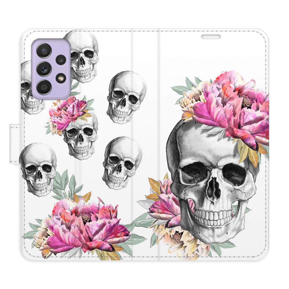 Flipové pouzdro iSaprio - Crazy Skull - Samsung Galaxy A52 / A52 5G / A52s