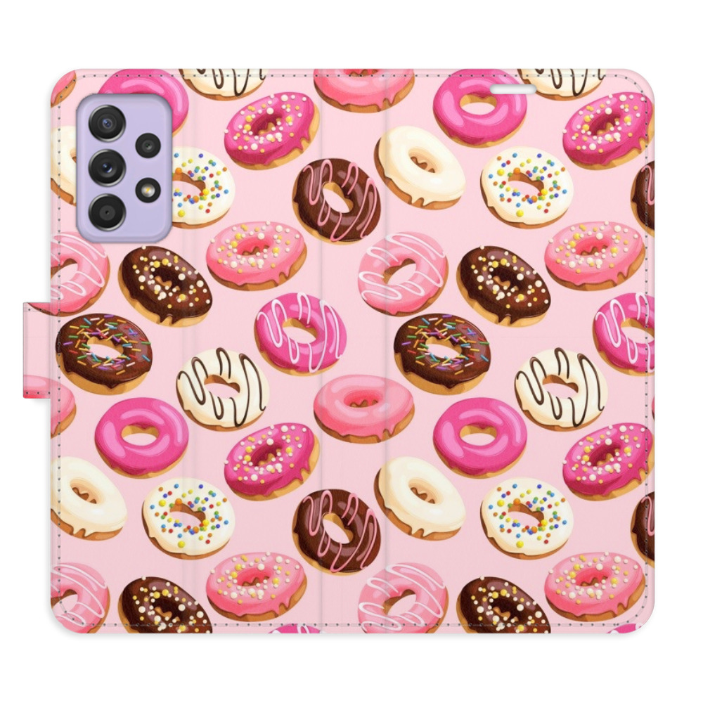 Flipové pouzdro iSaprio - Donuts Pattern 03 - Samsung Galaxy A52 / A52 5G / A52s