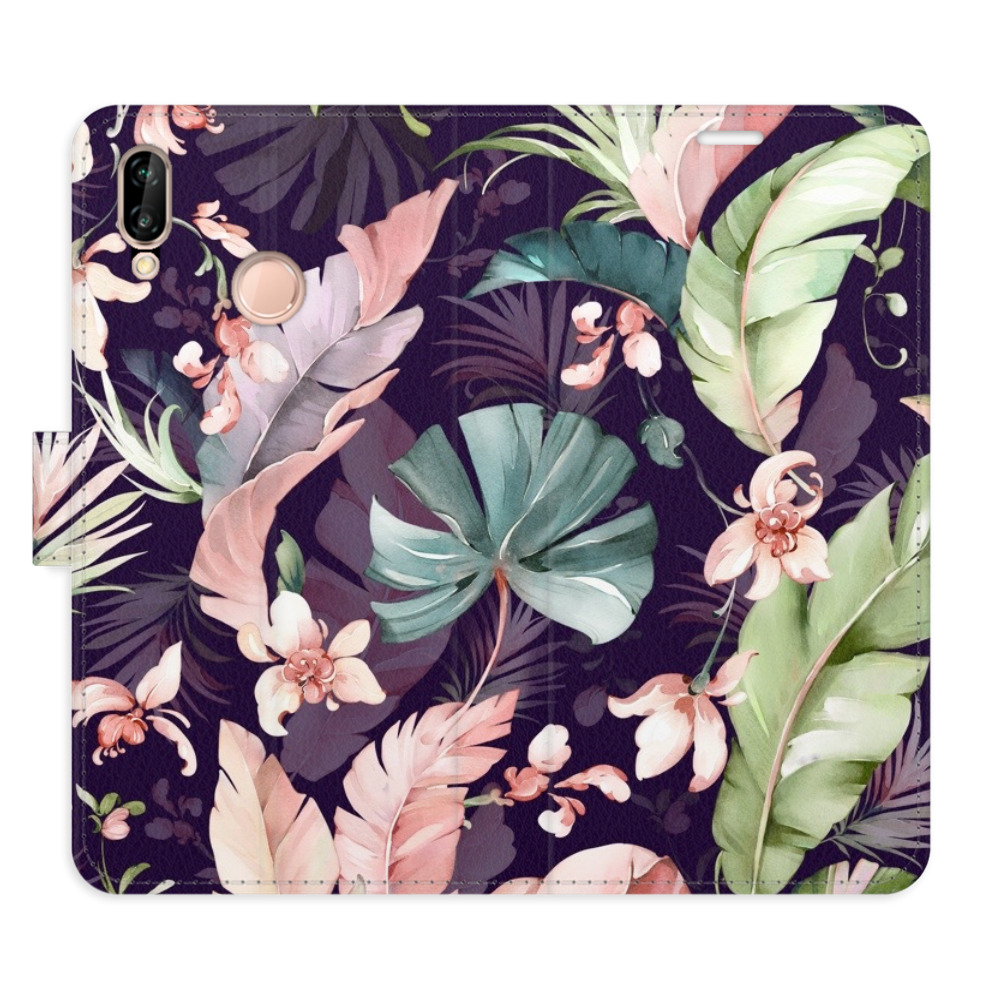 Flipové pouzdro iSaprio - Flower Pattern 08 - Huawei P20 Lite