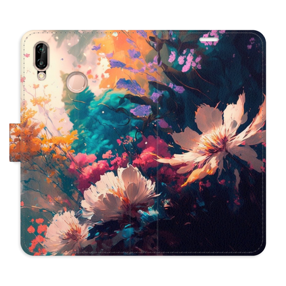Flipové pouzdro iSaprio - Spring Flowers - Huawei P20 Lite