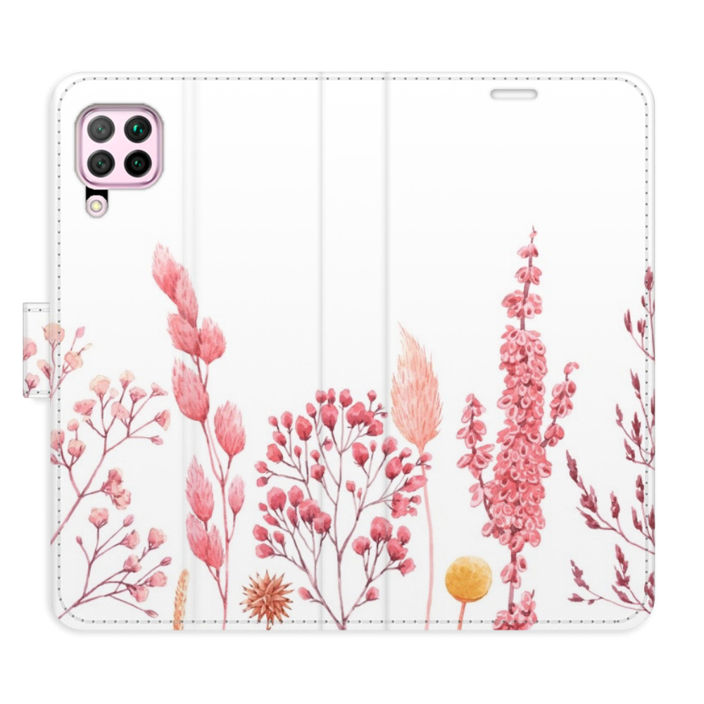 Flipové pouzdro iSaprio - Pink Flowers 03 - Huawei P40 Lite