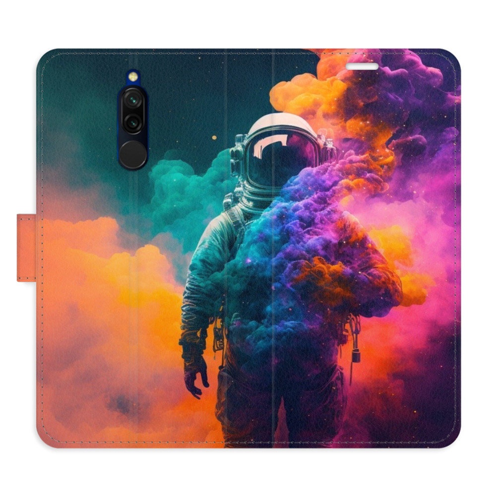 Flipové pouzdro iSaprio - Astronaut in Colours 02 - Xiaomi Redmi 8