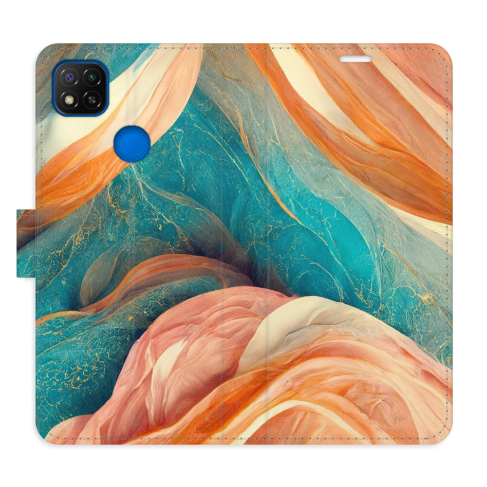 Flipové pouzdro iSaprio - Blue and Orange - Xiaomi Redmi 9C